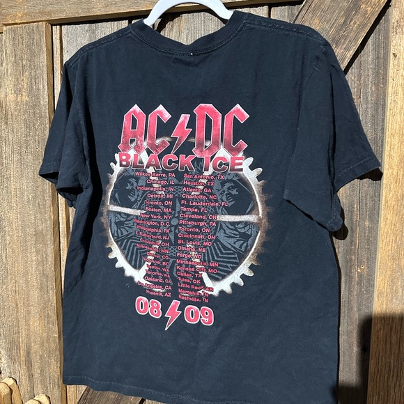 Vintage AC/DC 2008-09 Tour Shirt, Medium - Picture 3 of 4